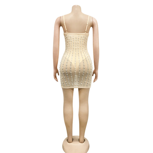 Sexy Western Stylish Women's Spaghetti Strap Bodycon Dresses