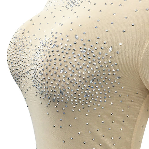 Sexy Women's Long Sleeve Sequins Nightclub Rompers