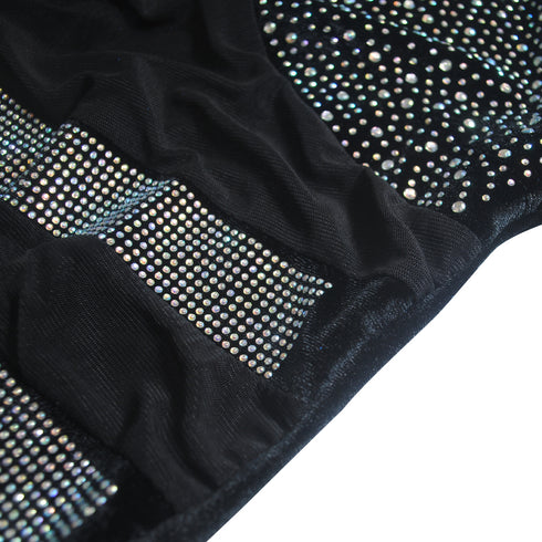 Sexy Women's Plus Size Fit Slim Patchwork Jumpsuits