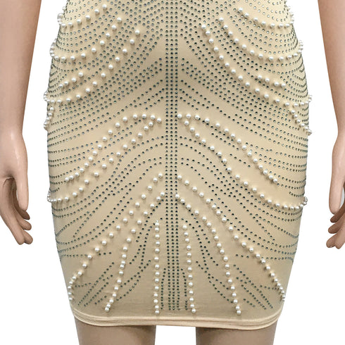 Sexy Women's Sequins Spaghetti Strap Bodycon Dresses