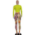 Sexy Women's Slim Fit Two Piece Outfits Top Print Pant