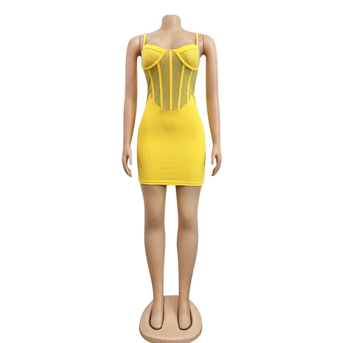 Sexy Women's Spaghetti Strap Bodycon Tube Dress