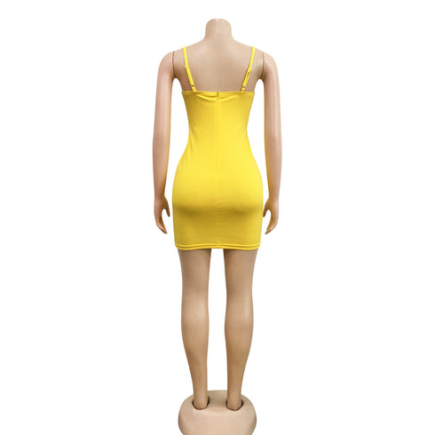 Sexy Women's Spaghetti Strap Bodycon Tube Dress