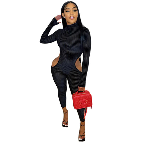 Sexy Women's Western Stylish Long Sleeve Jumpsuits