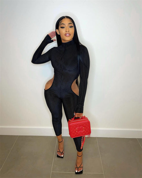 Sexy Women's Western Stylish Long Sleeve Jumpsuits