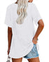 Simple Basic Women's Plus Size Short Sleeve T-Shirt