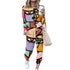 Simple Casual Fashion Print Women's Two Piece Outfits