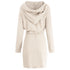 Simple Dress with Hooded Long Sleeves Dress for Women