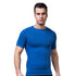 Simple Men's Compression Slimming Short Sleeve Seamless Shapewear