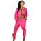 Simple Pure Color Sportswear Women's Two Piece Outfits