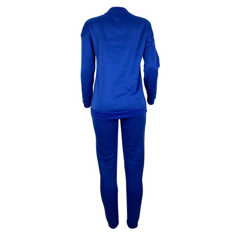 Simple Sportswear Hoodie Women's Two Piece Outfits