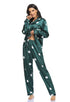 Simple Stylish Women's Loose Loungewear Tops Pant Pajama Sets