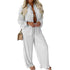 Simple Women's Loose Casual Two Piece Outfits Top Pant