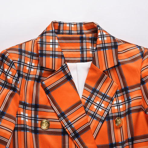 Slim Lapel Collar Professional Women's Blazers Jackets