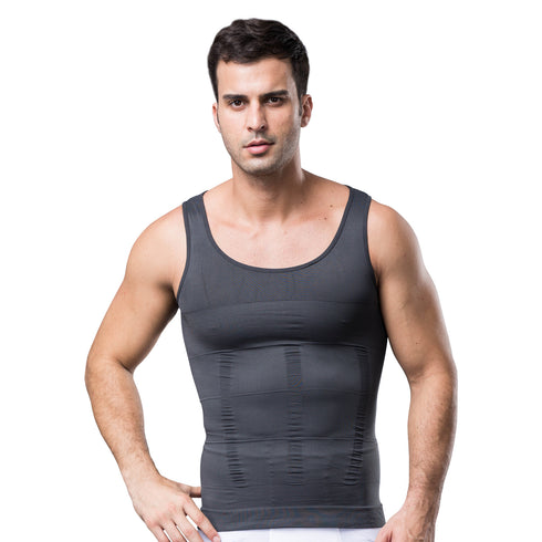 Slim Men’s Compression Tank Seamless Body Shaper Vest