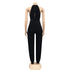 Split Jumpsuit Women's Pure Color Sleeveless Jumpsuits