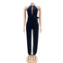 Split Jumpsuit Women's Pure Color Sleeveless Jumpsuits