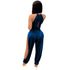 Split Jumpsuit Women's Pure Color Sleeveless Jumpsuits