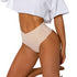 Sport Breathable Underpants Women's High Waist Thong Panties