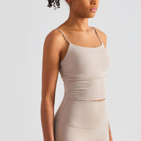 Sport Yoga Women's Spaghetti Strap Tank with Bra Pads