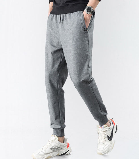Sports Casual Men's Plus Size Drawstring Joggers Sweatpants
