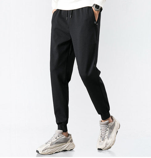 Sports Casual Men's Plus Size Drawstring Joggers Sweatpants
