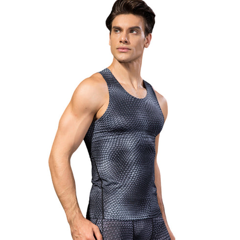 Sports Workout Men's Bodybuilding Skinny Undershirt Tank