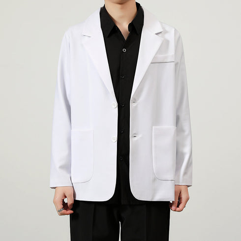 Spring Men's Stylish Casual Long Sleeve Plus Size Suit Jacket