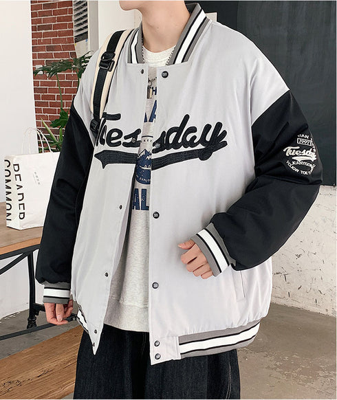 Streetwear Men's Baseball Jacket Bomber Coats