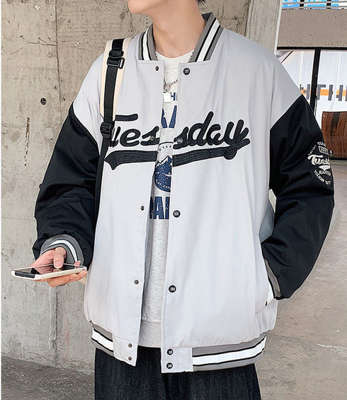 Streetwear Men's Baseball Jacket Bomber Coats