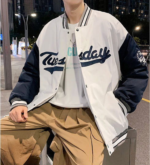 Streetwear Men's Baseball Jacket Bomber Coats
