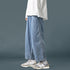 Streetwear Men's Fashion Denim Straight Leg Jeans
