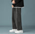 Streetwear Men's Fashion Denim Straight Leg Jeans
