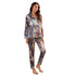 Stylish Button Sleepwear Women's Stretchy Loungewear Pajama Sets