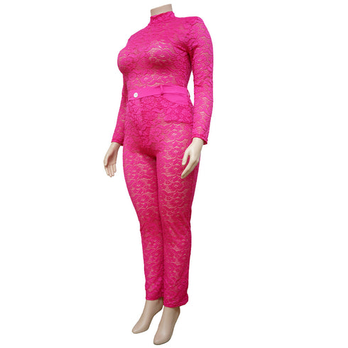 Stylish Delicate Lace Women's Sexy Two Piece Outfits