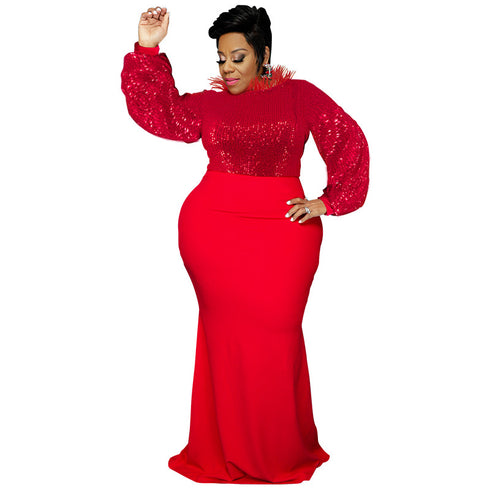 Stylish Elegant Plus Size Women's Maxi Dresses