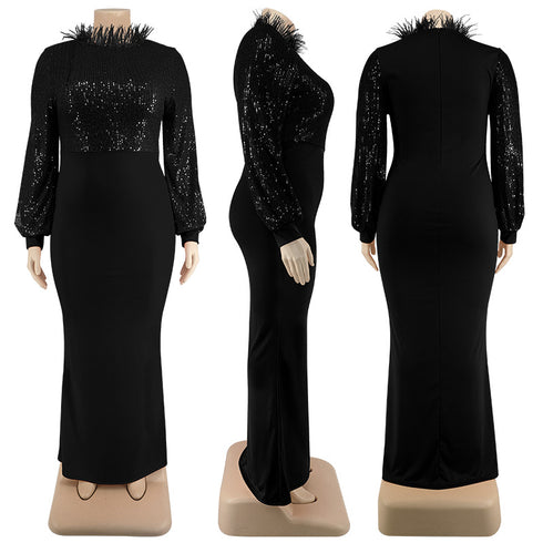 Stylish Elegant Plus Size Women's Maxi Dresses