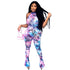 Stylish Individuality Women's Sleeveless Print Jumpsuits
