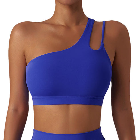 Stylish Irregular Straps Women's Fitness Yoga Bra Tank
