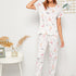 Stylish Loungewear Women's Printed Pant Pajama Sets
