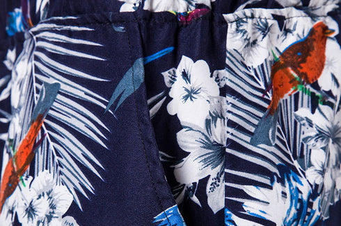 Stylish Men's Casual Beach Shorts with Pockets