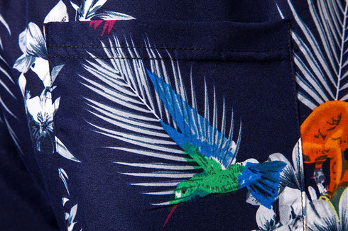 Stylish Men's Casual Beach Shorts with Pockets