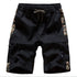 Stylish Men's Multi-Pocket Cargo Shorts with Elastic Waistband