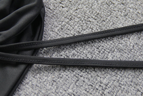 Stylish Pleated One Shoulder Women's Bodycon Dress