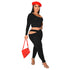 Stylish Sexy Off-the-shoulder Casual Two Piece Outfits Set