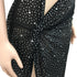 Stylish Women's Crop Sequins Backless Slit Maxi Dresses