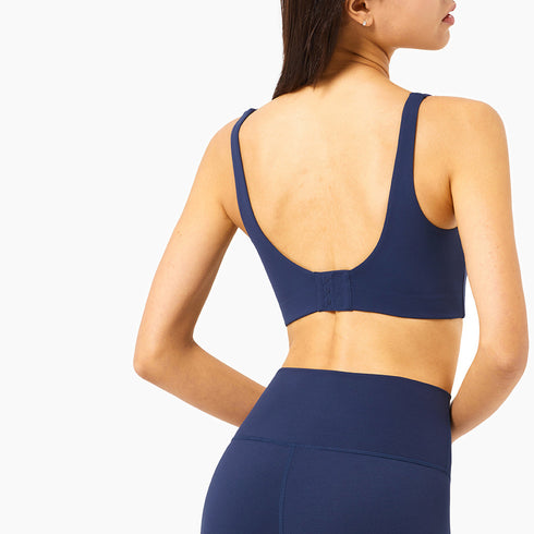 Stylish Women's Fitness Deep U Neck Bralette Bra