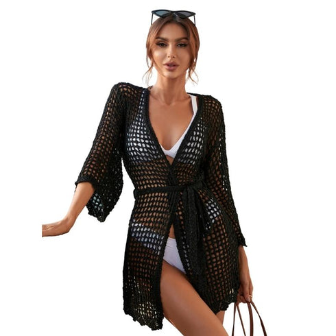 Stylish Women's Long Beach Swimsuit Bikini Cover Up