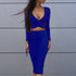 Stylish Women's Long Sleeve Bodycon Sexy Nightclub Dress