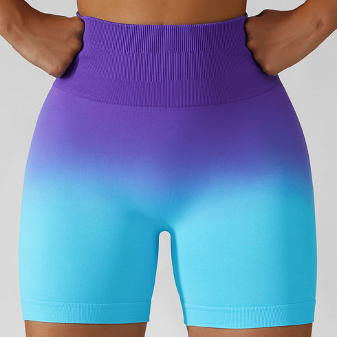 Stylish Women's Outdoor High Waist Stretchy Yoga Shorts